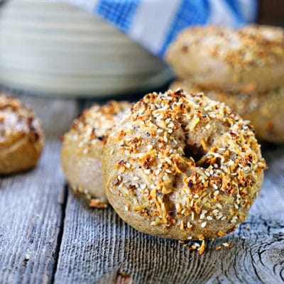 Everything Sourdough Bagels