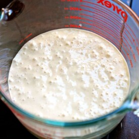 Sourdough Starter and Sourdough Pancakes - The sourdough starter (or sometimes called a sponge) is a flour and water mixture that contains the yeast used to rise the bread. I give you a step by step recipe for making both! www.keviniscooking.com