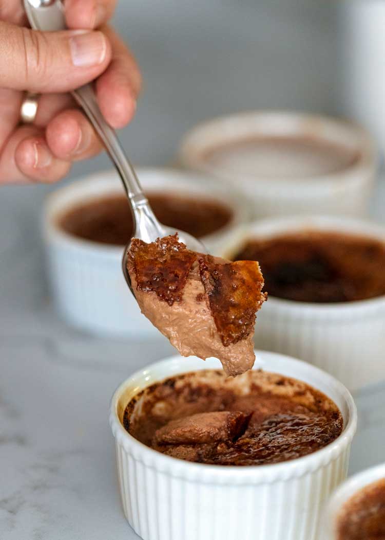 spoonful of Creme Brulee