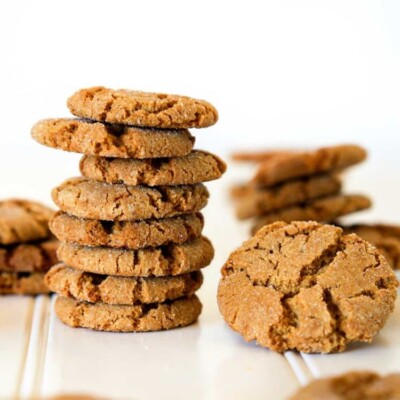 Bacon Fat Gingersnap Cookies