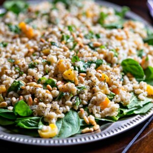 Barley Salad with Apricot and Pine Nuts. www.keviniscooking.com