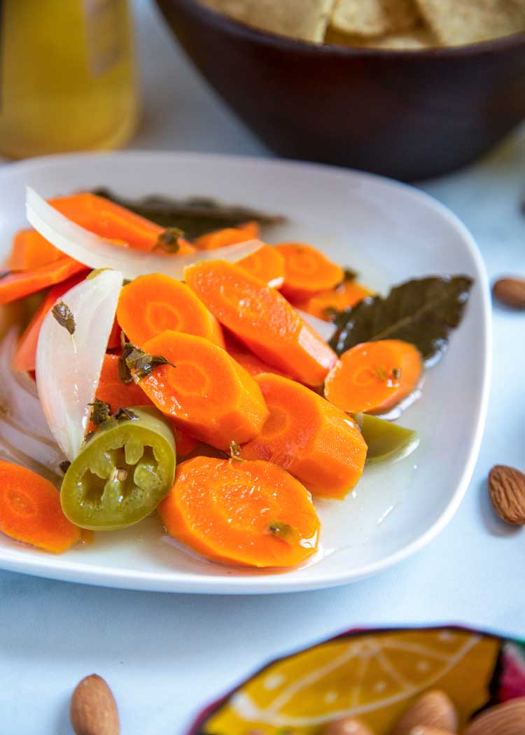 Authentic Mexican Pickled Carrots