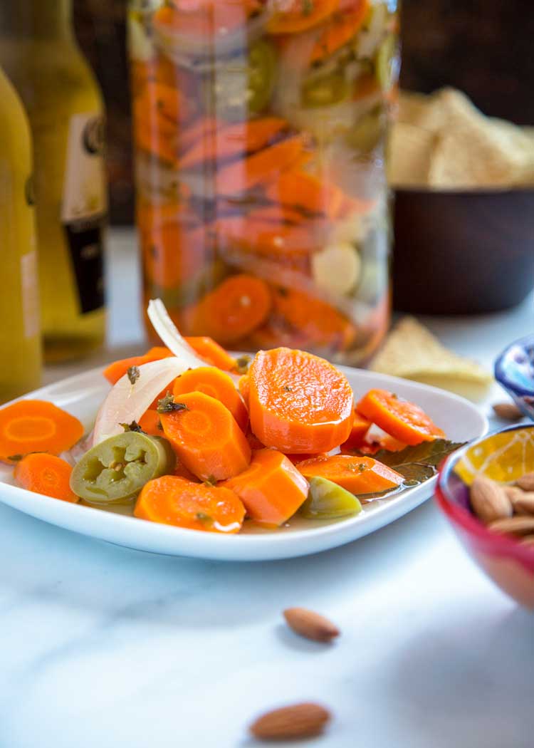 Authentic Mexican Pickled Carrots