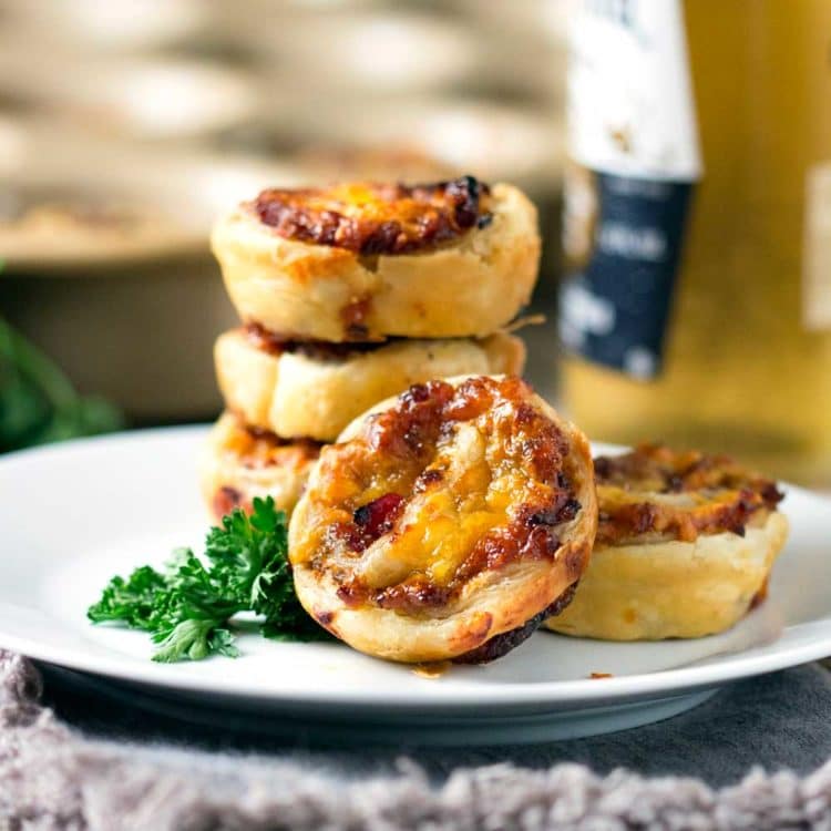 Cheddar Bacon Jam Puff Pastry Bites Image