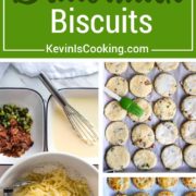 These Buttermilk Biscuits are loaded with bacon, green onion and Gruyere cheese, baked to a golden brown and perfect with soups, stews and holiday dinners. Better than any restaurant version!