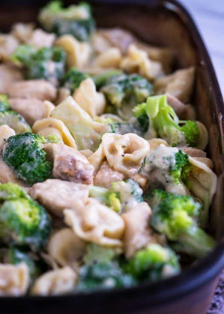 This Chicken Tortellini Dijon Alfredo gets lightened up a bit and some added flavor weapons like Dijon mustard and tarragon make this sauce sing. Fresh, crunchy broccoli and a cheese tortellini are tossed with pan seared chicken strips for a quick and delicious dinner. The whole family loves it! www.keviniscooking.com