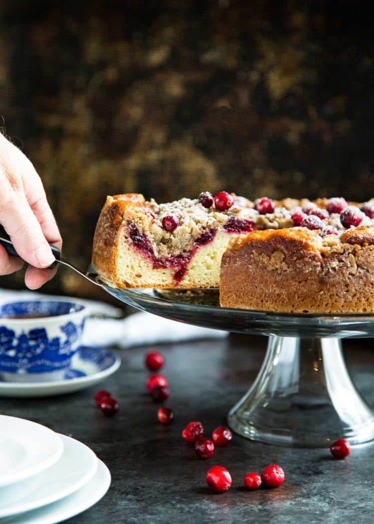This Cranberry Coffee Cake has a brown sugar streusel that’s a crumbly and sweet contrast to the tangy cranberry jam that tops this super moist coffee cake. www.keviniscooking.com
