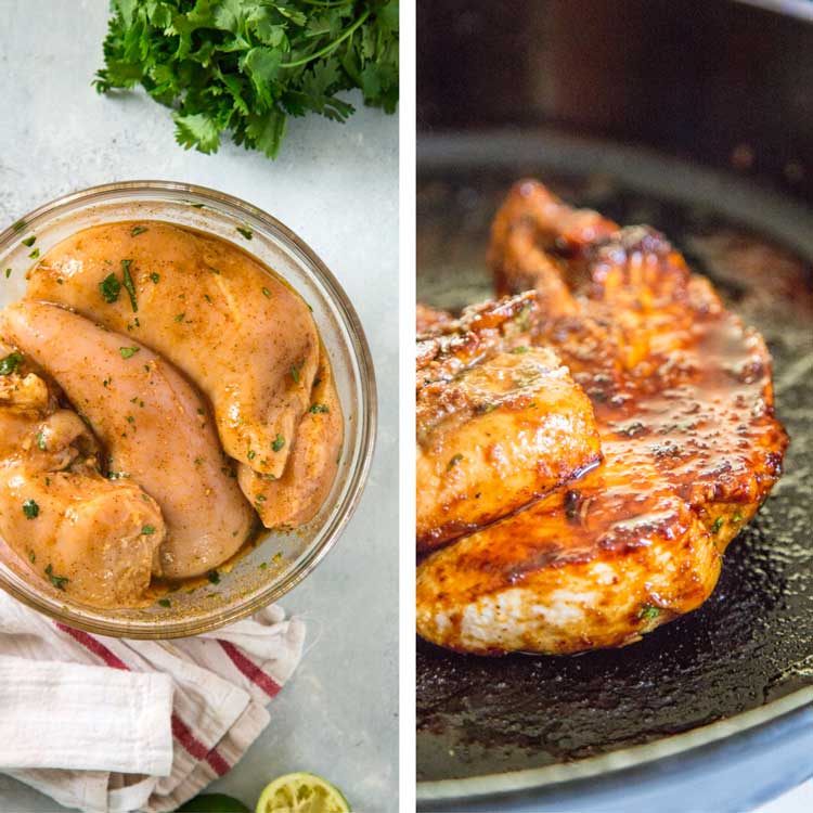 Chipotle Honey Lime Chicken is a smash hit every time. Grilled or sautéed, the citrus marinade, warm spices, fresh herbs and honey make it a flavor explosion. Perfect sliced over salads, in tacos or in a sandwich! keviniscooking.com