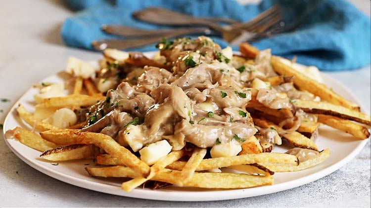 plate of candian fries with gravy
