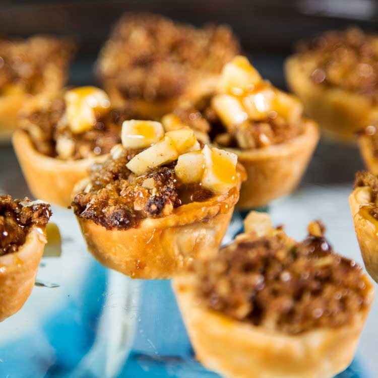 These Mini Peanut Butter Apple Pies 
