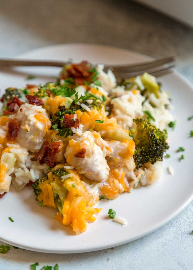 Ranch Chicken and Rice Casserole