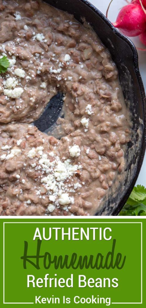 Refried beans are a staple on most Mexican lunch and dinner plates. My Authentic Refried Beans will make you realize that the canned version no longer need be on your shopping list. Easier to make than you think, and I’ll share with you my secret flavor weapon, too!