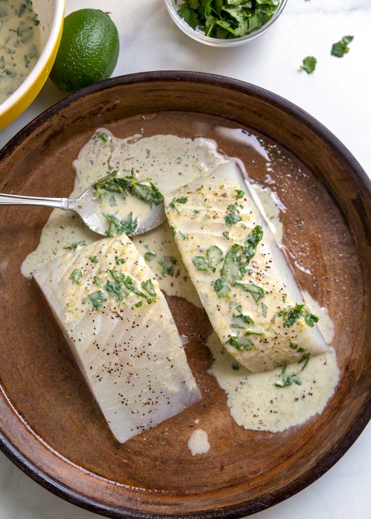 Thai Baked Halibut with Coconut Rice
