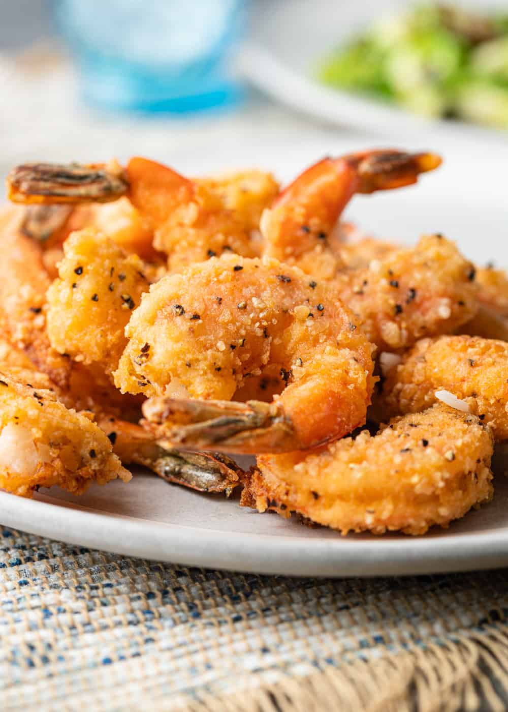 crispy fried shrimp on a plate