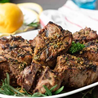 Greek Grilled Lamb Loin Chops