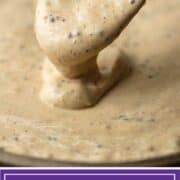 titled image (and shown on spoon): Cajun Remoulade Sauce