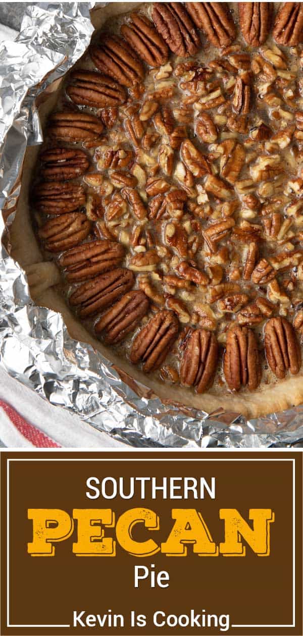 titled image: southern pecan pie just before baking