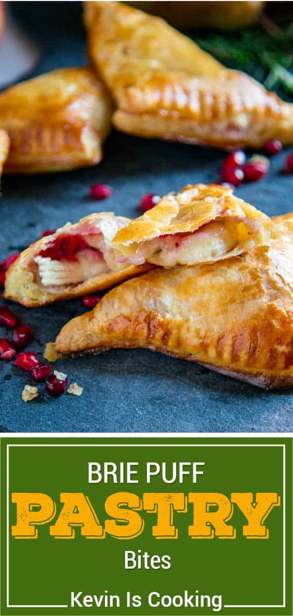 titled image of cranberry brie in puff pastry