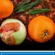 pork orange onion and spices in slow cooker