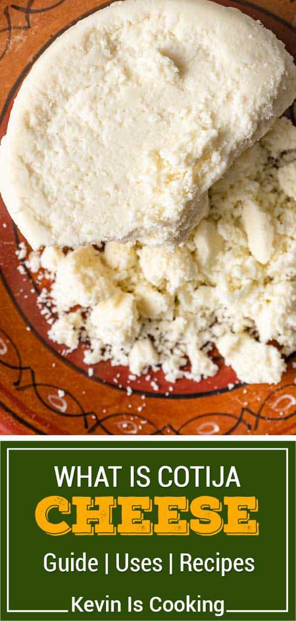crumbled cotija cheese on plate