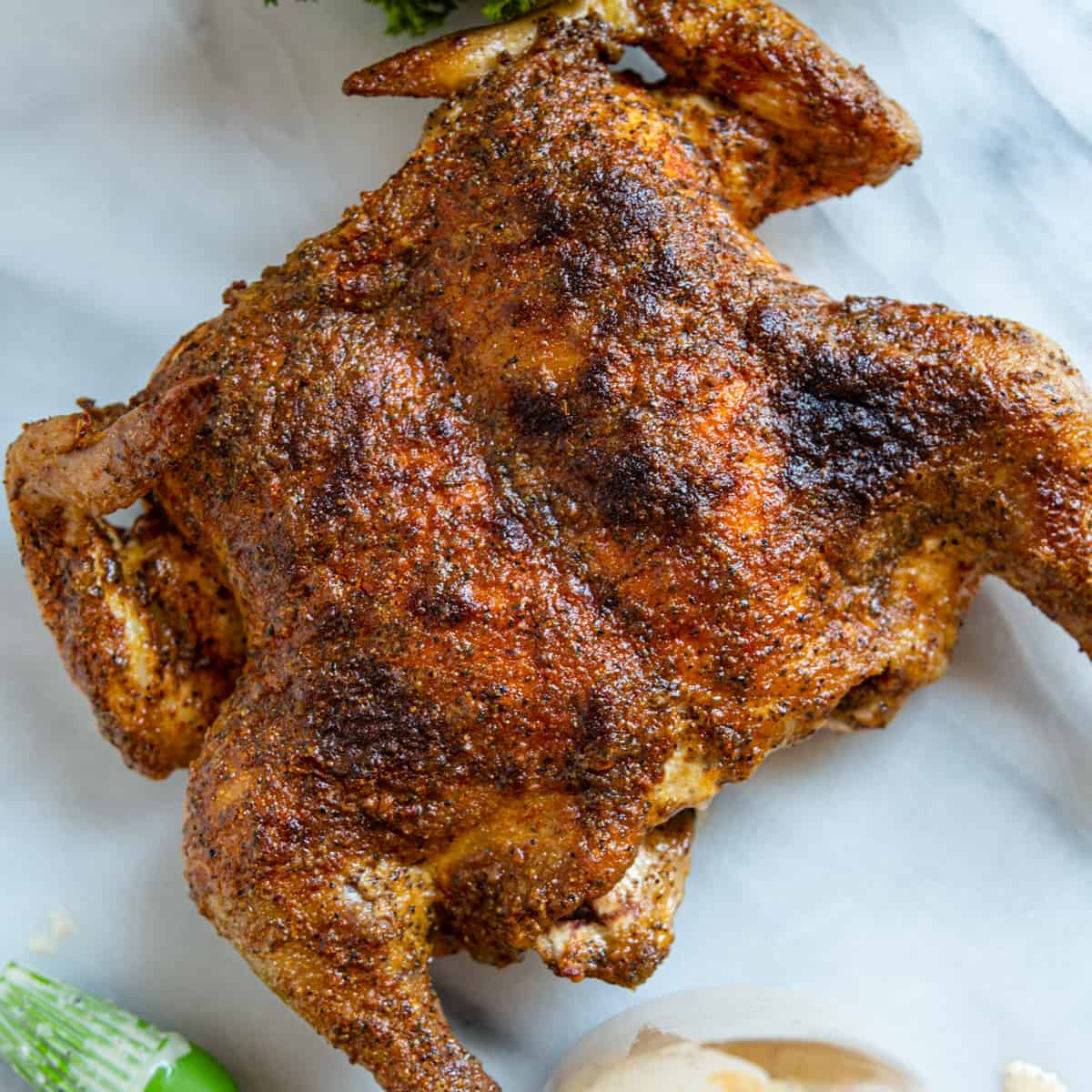 Grilled Spatchcock Chicken + Video