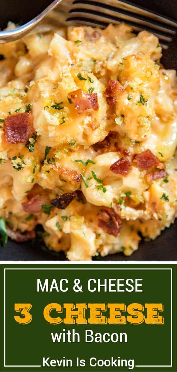 bacon mac and cheese with breadcrumb topping