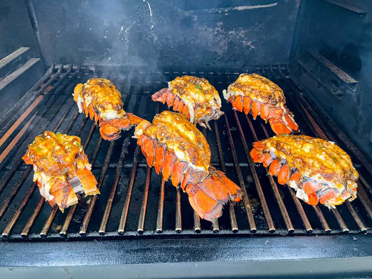 grilling lobster tail